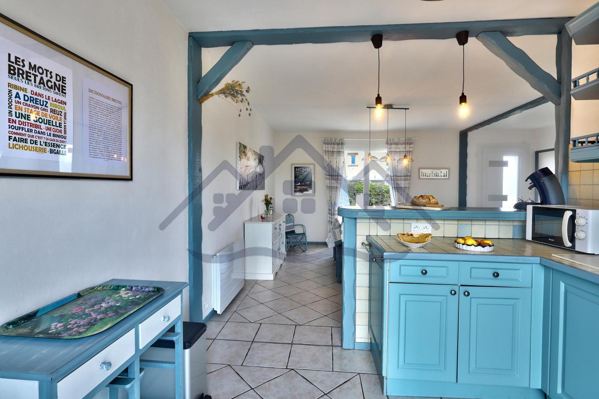 Localise - M3B - Souvenir Du Guil - Maison De Plain-Pied Avec Jardin Clos Au Guilvinec - Tout A Pied, Plages, Port, Centre, Commerces, Marche - Wif Inclus - Linge De Lit Inclus - Animaux Bienvenus Eksteriør bilde