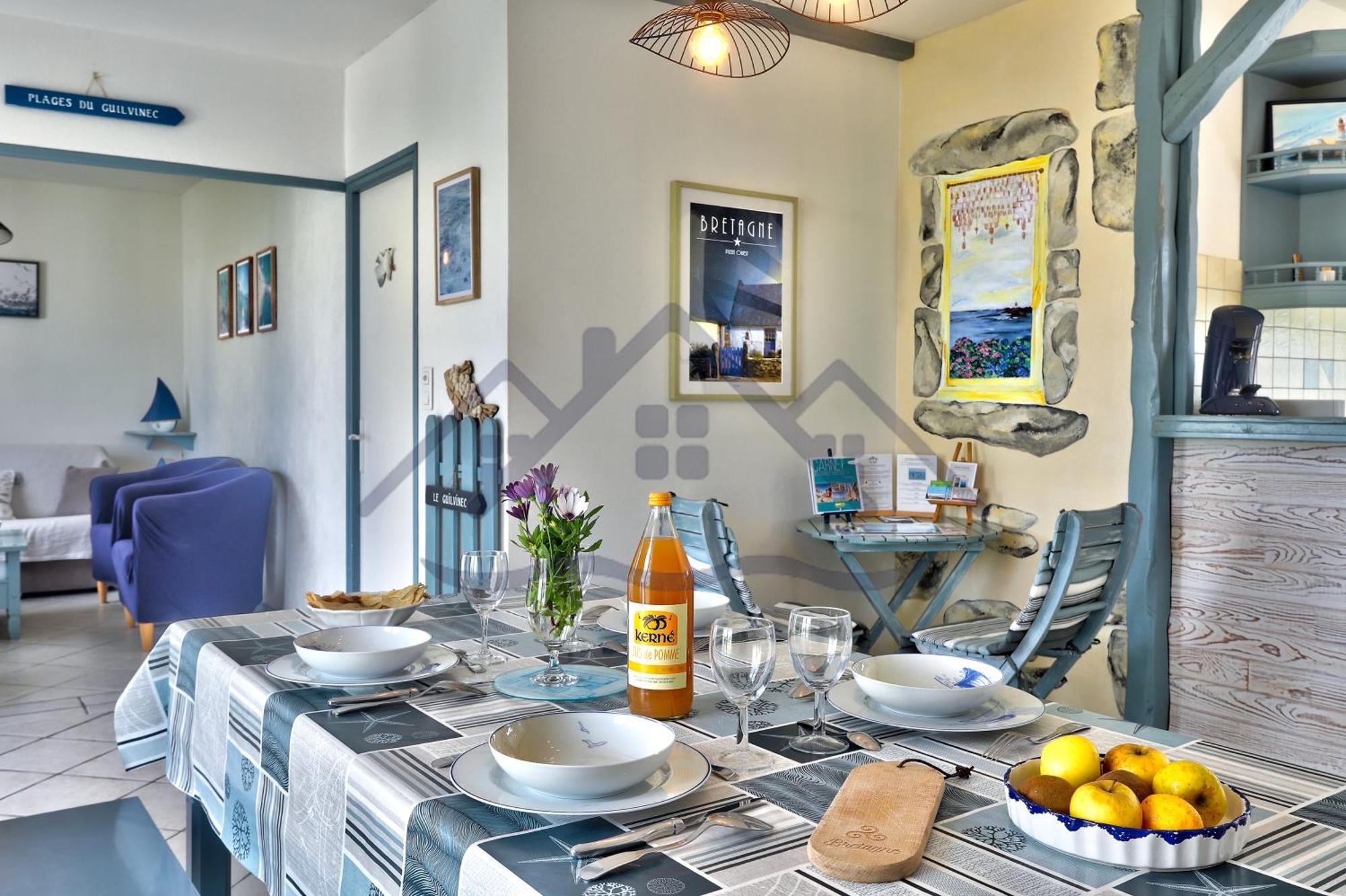 Localise - M3B - Souvenir Du Guil - Maison De Plain-Pied Avec Jardin Clos Au Guilvinec - Tout A Pied, Plages, Port, Centre, Commerces, Marche - Wif Inclus - Linge De Lit Inclus - Animaux Bienvenus Eksteriør bilde