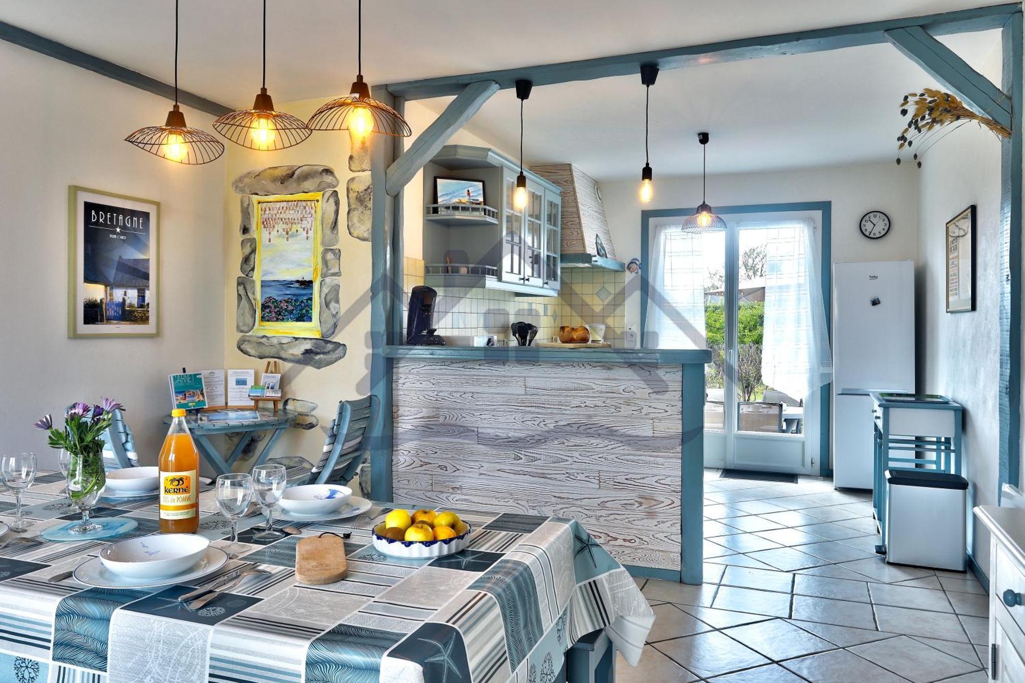 Localise - M3B - Souvenir Du Guil - Maison De Plain-Pied Avec Jardin Clos Au Guilvinec - Tout A Pied, Plages, Port, Centre, Commerces, Marche - Wif Inclus - Linge De Lit Inclus - Animaux Bienvenus Eksteriør bilde